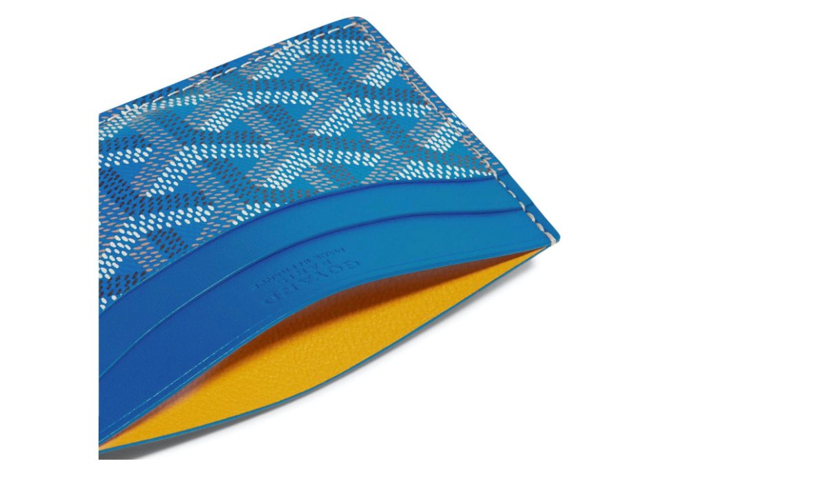 Goyard Saint - Sulpice Card Wallet Sky Blue - La Familia Street Culture - Goyard - Goyard Saint Sulpice Sky Blue Card Holder - La Familia Street Culture - card holder - Goyard - Paris