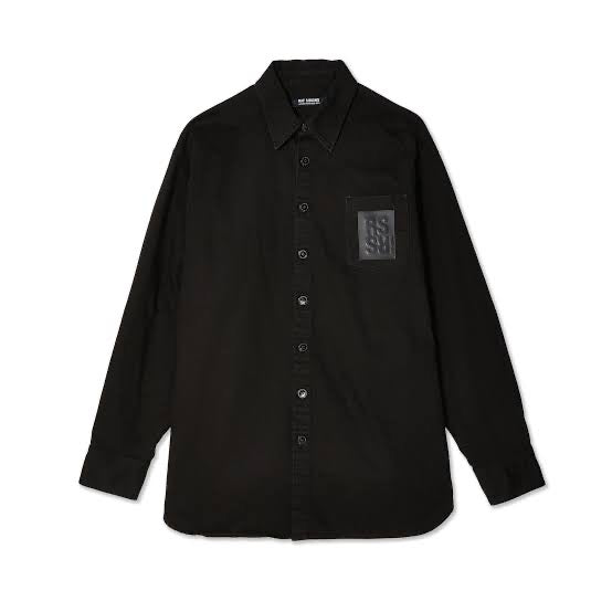 Raf Simons 22FW Denim Shirt - Black - La Familia Street Culture