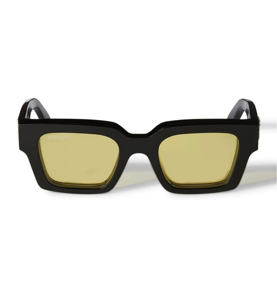 Off-White Sunglasses Virgil Rectangular Frame- Black/Yellow