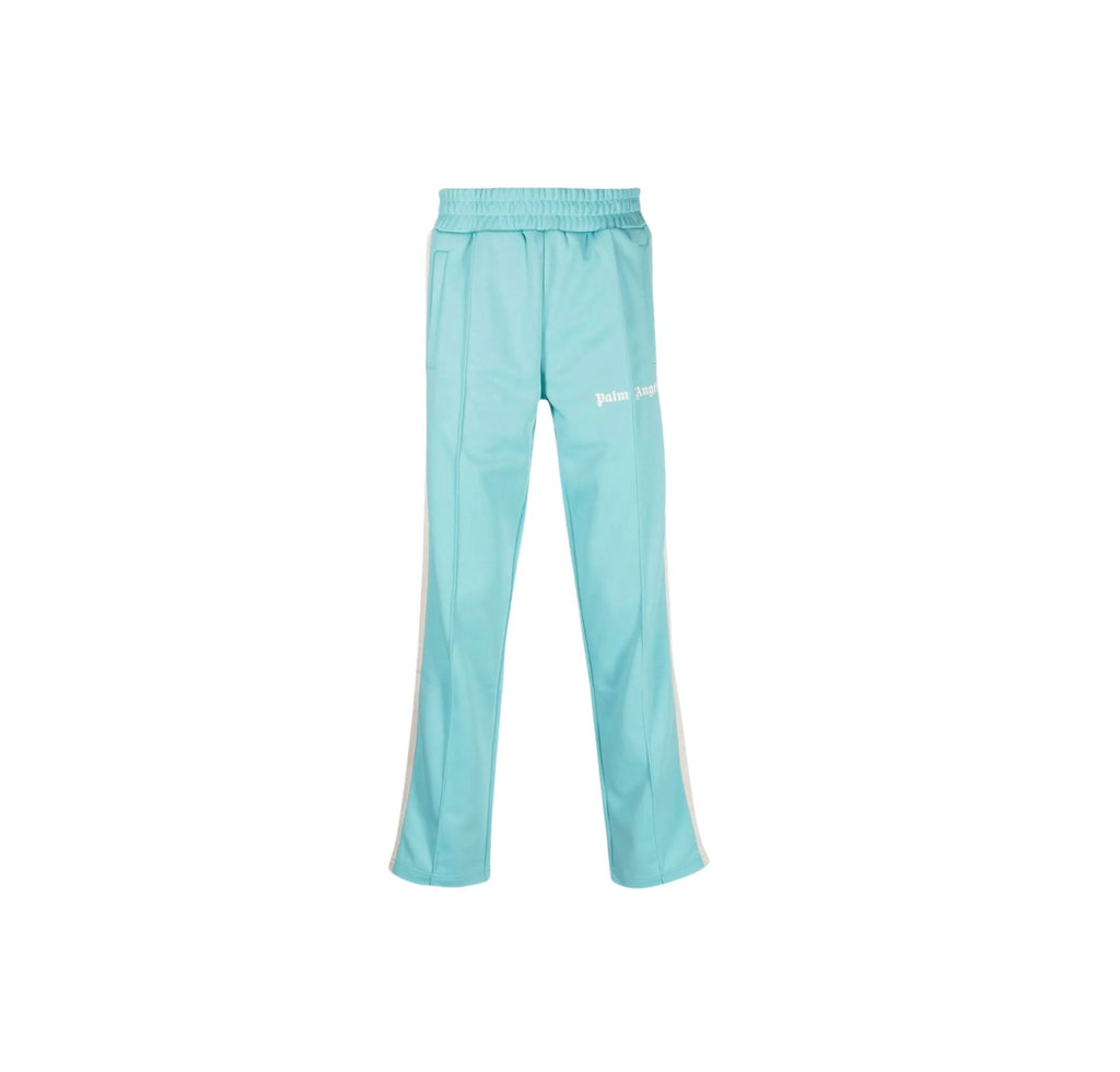 Palm Angels Classic Track Pants- Light Blue/Off White