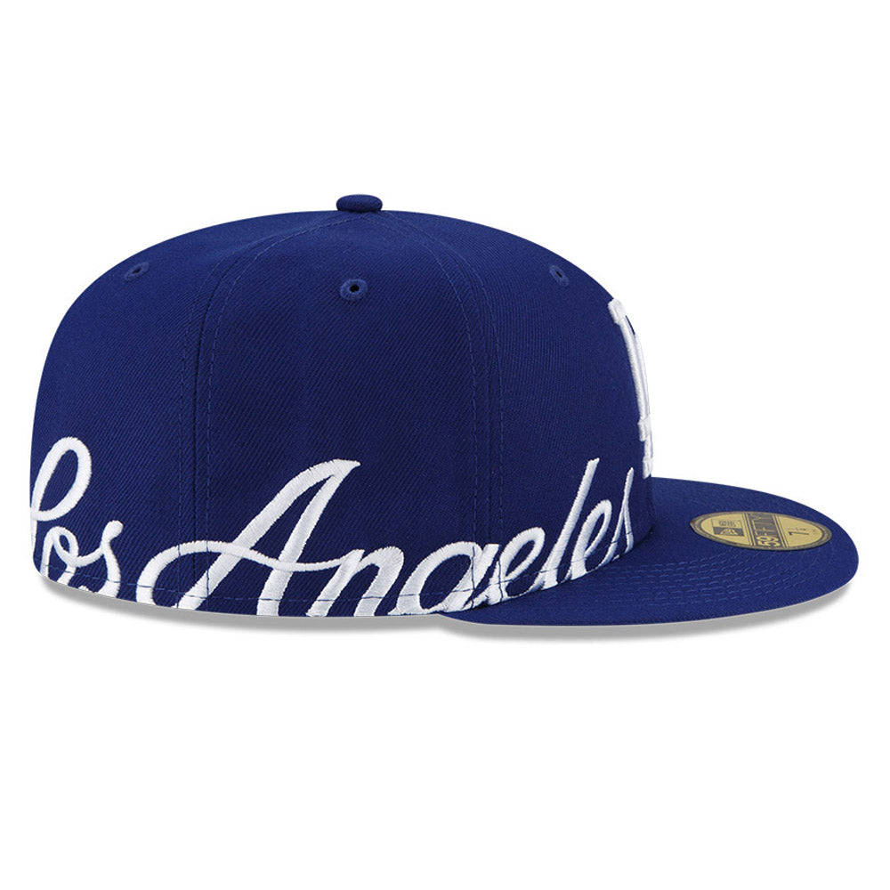 New Era Los Angeles Dodgers Split Blue 59Fifty Fitted