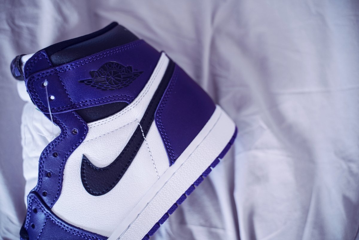 Jordan 1 Retro High Court Purple White - La Familia Street Culture - Air Jordan