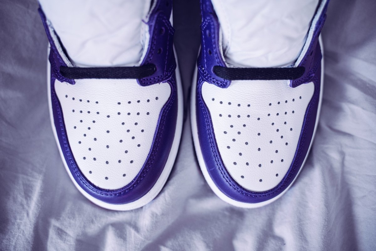 Jordan 1 Retro High Court Purple White - La Familia Street Culture - Air Jordan