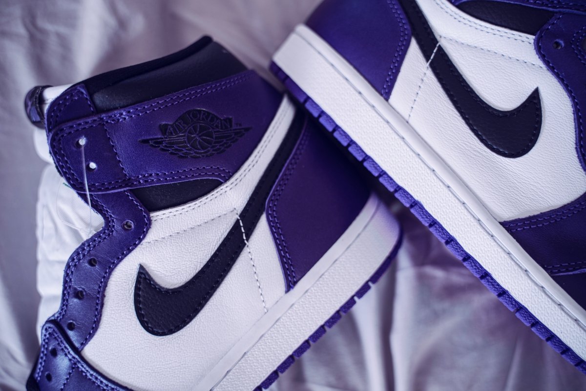 Jordan 1 Retro High Court Purple White - La Familia Street Culture - Air Jordan