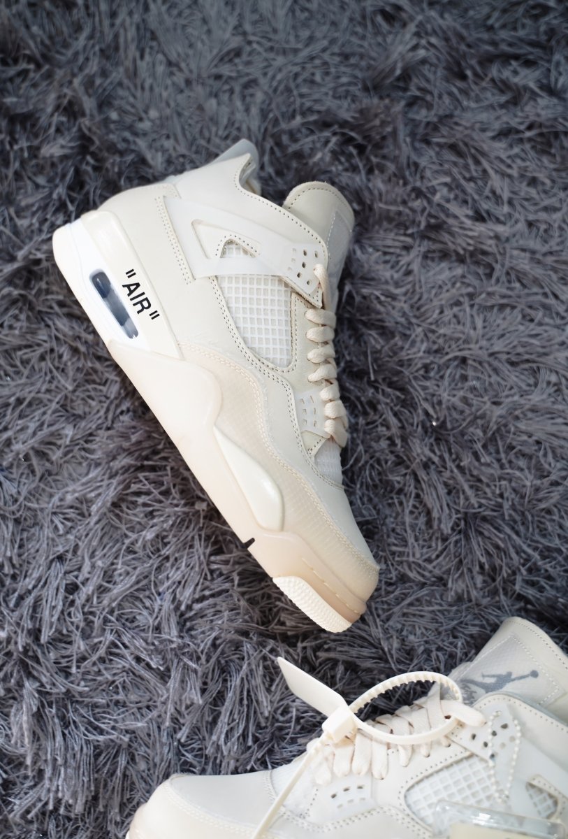 Jordan 4 retro Off - White sail (W) - La Familia Street Culture - Air Jordan - Jordan 4 retro Off - White sail (W) - La Familia Street Culture - Air Jordan - Air Jordan 4 - AJ