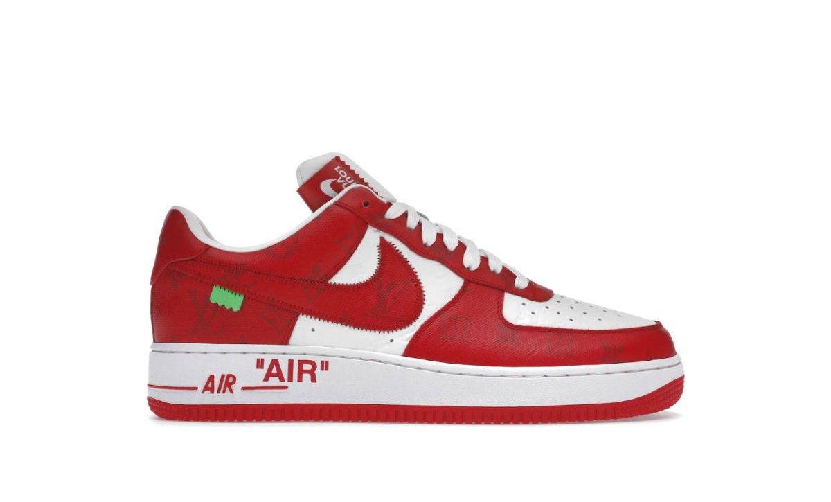 Louis Vuitton Nike Air Force 1 Low by Virgil Abloh White Red - La Familia Street Culture - Louis Vuitton - Louis Vuitton Nike Air Force 1 Low by Virgil Abloh White Red - La Familia Street Culture - Air Force - Air Force 1 low - Air Force low