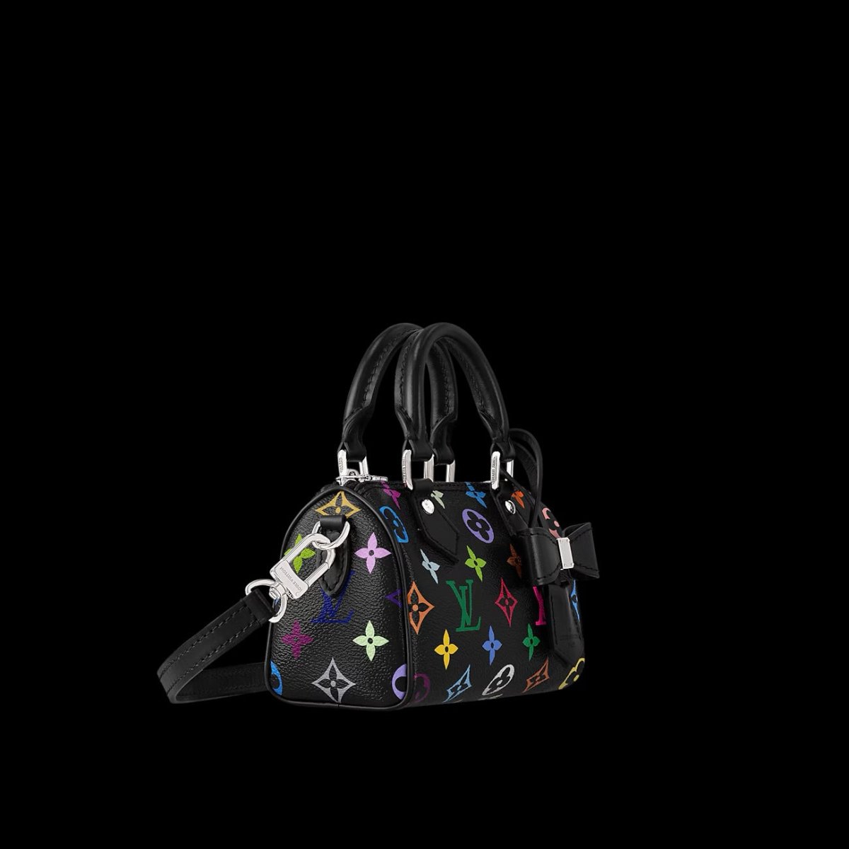 Louis Vuitton Takashi Murakami Nano Speedy Multicolore Noir La