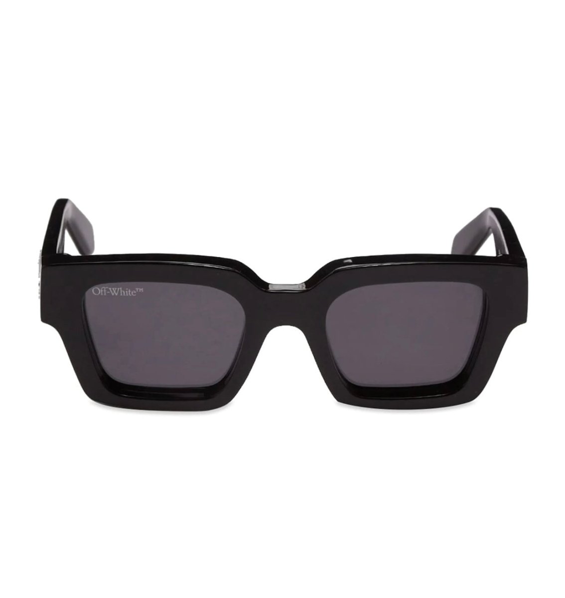 Off-White Virgil Square Frame Sunglasses Black White Grey La