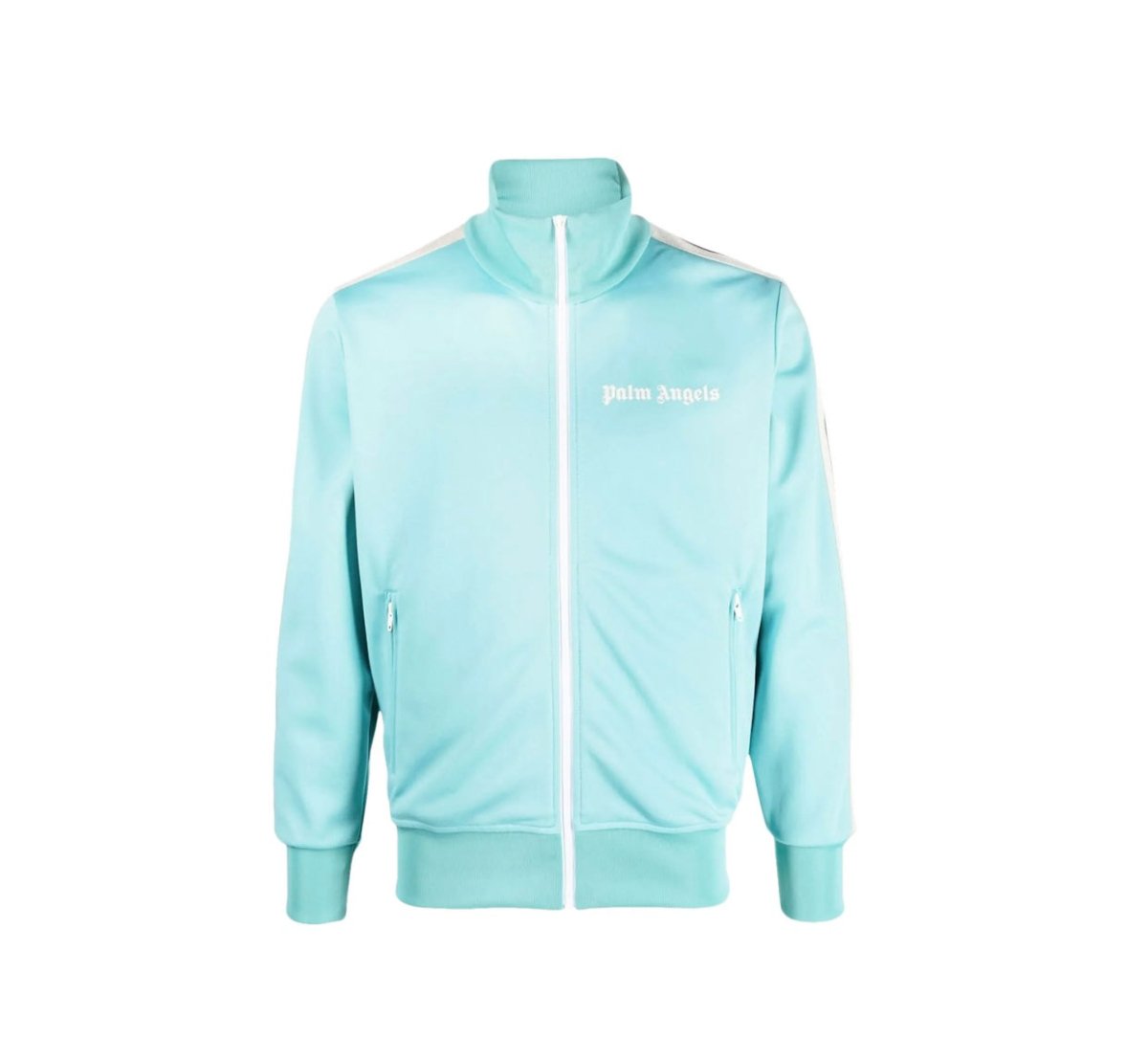 Palm Angels Classic Track Jacket - Light Blue/Off White - La Familia Street Culture - PALM ANGELS - Palm Angels Classic Track Jacket - Light Blue/Off White - La Familia Street Culture - Palm Angels Classic Track Jacket - Light Blue/Off White - 