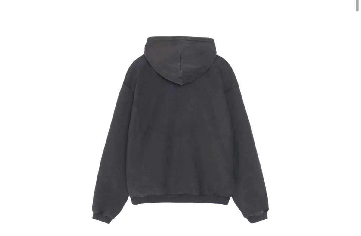 Stussy Zip Hoodie Faded Graphic Washed Black - La Familia Street Culture - Stussy - Stussy Zip Hoodie Faded Graphic Washed Black - stussy - Stussy Zip Hoodie Faded Graphic Washed Black - 