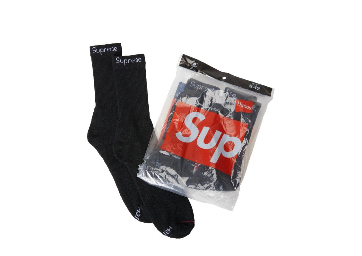 Supreme Hanes Socks 4 Pack - La Familia Street Culture - SUPREME - Supreme Hanes Socks 4 Pack - La Familia Street Culture - Supreme Hane Socks 4 Pack - 