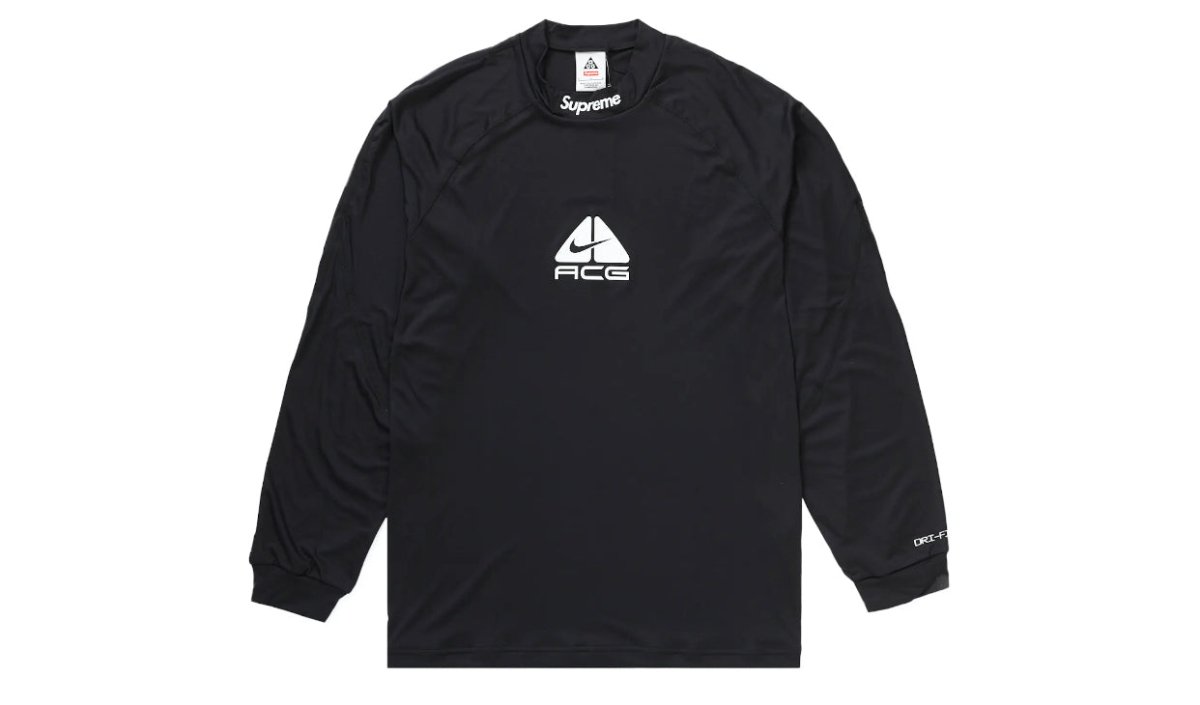 Supreme Nike ACG Jersey Black - La Familia Street Culture - SUPREME - Supreme Nike ACG Jersey Black - La Familia Street Culture - Supreme Nike ACG Jersey Black - 