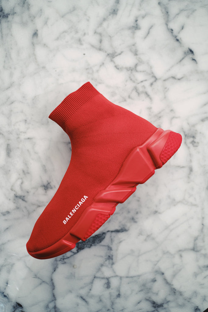 Balenciaga speed trainers Red