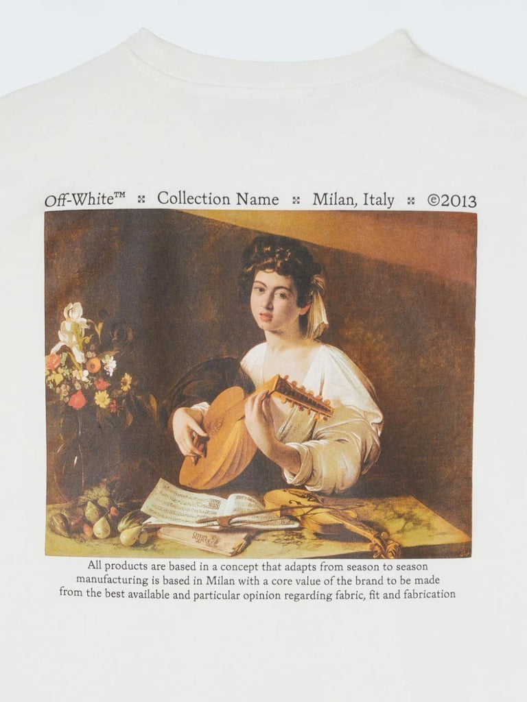 Off-White Caravaggio Lute-Print T-Shirt - La Familia Street Culture