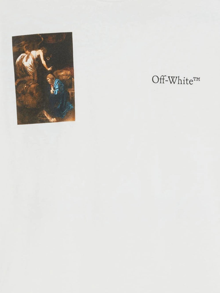 Off-White Caravaggio Lute-Print T-Shirt - La Familia Street Culture