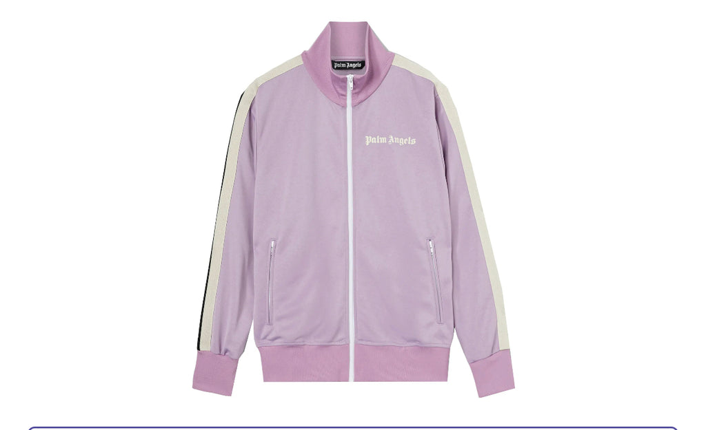 Palm Angels Track Jacket Lilac/Off White
